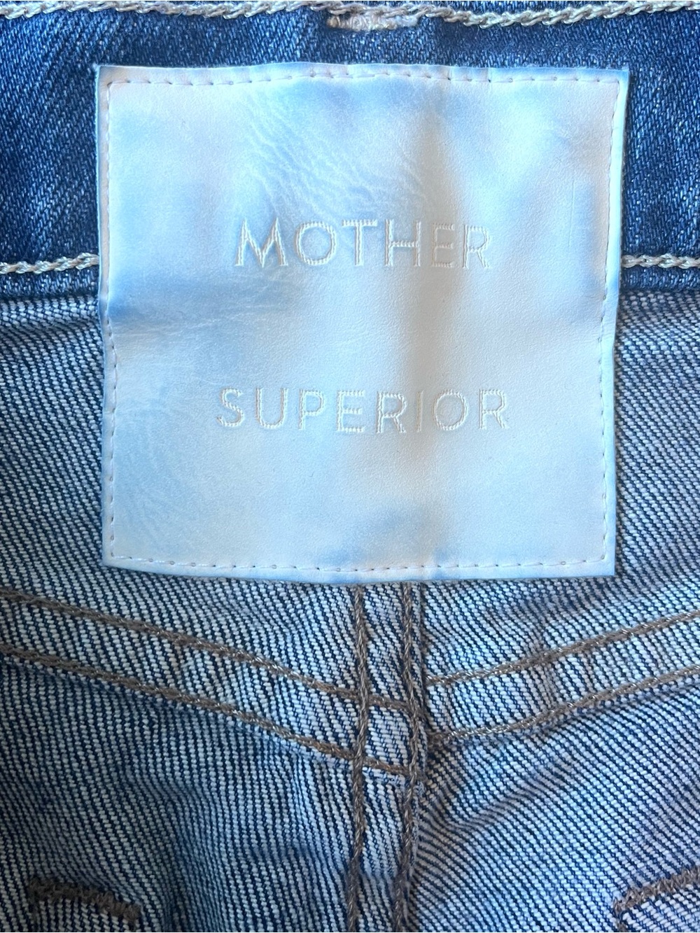 MOTHER Women’s Lil Tomcat Roller Skimp Jeans Size 28 Wide-Leg Button Fly - Picture 10 of 13